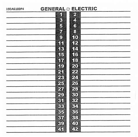 free printable breaker box templates